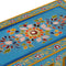 vidaXL - Dressoir - 55x30x76 - cm - massief - mangohout - turquoise