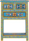 vidaXL - Dressoir - 55x30x76 - cm - massief - mangohout - turquoise