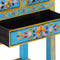 vidaXL - Dressoir - 55x30x76 - cm - massief - mangohout - turquoise