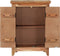 vidaXL - Dressoir - 55x33x75 - cm - massief - acaciahout - en - gerecycled - hout