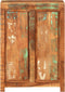 vidaXL - Dressoir - 55x33x75 - cm - massief - gerecycled - hout