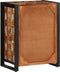 vidaXL - Dressoir - 55x35x70 - cm - massief - gerecycled - hout - meerkleurig