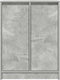 vidaXL - Dressoir - 57x34x76 - cm - bewerkt - hout - betongrijs
