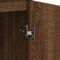 vidaXL - Dressoir - 57x34x76 - cm - bewerkt - hout - bruin - eikenkleurig