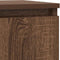 vidaXL - Dressoir - 57x34x76 - cm - bewerkt - hout - bruin - eikenkleurig