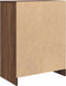 vidaXL - Dressoir - 57x34x76 - cm - bewerkt - hout - bruin - eikenkleurig