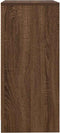 vidaXL - Dressoir - 57x34x76 - cm - bewerkt - hout - bruin - eikenkleurig