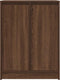vidaXL - Dressoir - 57x34x76 - cm - bewerkt - hout - bruin - eikenkleurig