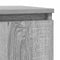 vidaXL - Dressoir - 57x34x76 - cm - bewerkt - hout - grijs - sonoma - eikenkleurig