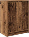 vidaXL - Dressoir - 57x34x76 - cm - bewerkt - hout - oud - houtkleurig