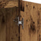 vidaXL - Dressoir - 57x34x76 - cm - bewerkt - hout - oud - houtkleurig
