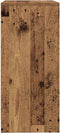vidaXL - Dressoir - 57x34x76 - cm - bewerkt - hout - oud - houtkleurig
