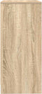 vidaXL - Dressoir - 57x34x76 - cm - bewerkt - hout - sonoma - eikenkleurig
