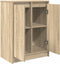 vidaXL - Dressoir - 57x34x76 - cm - bewerkt - hout - sonoma - eikenkleurig