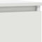 vidaXL - Dressoir - 57x34x76 - cm - bewerkt - hout - wit
