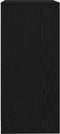 vidaXL - Dressoir - 57x34x76 - cm - spaanplaat - zwart - eikenkleurig
