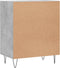 vidaXL - Dressoir - 57x35x70 - cm - bewerkt - hout - betongrijs