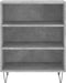 vidaXL - Dressoir - 57x35x70 - cm - bewerkt - hout - betongrijs