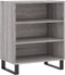 vidaXL - Dressoir - 57x35x70 - cm - bewerkt - hout - grijs - sonoma - eikenkleurig