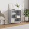 vidaXL - Dressoir - 57x35x70 - cm - bewerkt - hout - grijs - sonoma - eikenkleurig