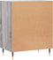 vidaXL - Dressoir - 57x35x70 - cm - bewerkt - hout - grijs - sonoma - eikenkleurig