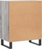 vidaXL - Dressoir - 57x35x70 - cm - bewerkt - hout - grijs - sonoma - eikenkleurig