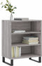 vidaXL - Dressoir - 57x35x70 - cm - bewerkt - hout - grijs - sonoma - eikenkleurig