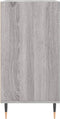 vidaXL - Dressoir - 57x35x70 - cm - bewerkt - hout - grijs - sonoma - eikenkleurig