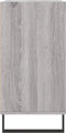 vidaXL - Dressoir - 57x35x70 - cm - bewerkt - hout - grijs - sonoma - eikenkleurig