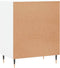 vidaXL - Dressoir - 57x35x70 - cm - bewerkt - hout - wit