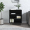 vidaXL - Dressoir - 57x35x70 - cm - bewerkt - hout - zwart