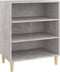 vidaXL - Dressoir - 57x35x70 - cm - spaanplaat - betongrijs