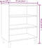 vidaXL - Dressoir - 57x35x70 - cm - spaanplaat - grijs - sonoma - eikenkleurig