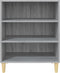 vidaXL - Dressoir - 57x35x70 - cm - spaanplaat - grijs - sonoma - eikenkleurig