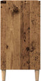 vidaXL - Dressoir - 57x35x75 - cm - bewerkt - hout - oud - houtkleurig