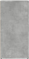 vidaXL - Dressoir - 59x39x80 - cm - bewerkt - hout - betongrijs