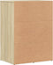 vidaXL - Dressoir - 59x39x80 - cm - bewerkt - hout - sonoma - eikenkleurig