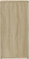 vidaXL - Dressoir - 59x39x80 - cm - bewerkt - hout - sonoma - eikenkleurig