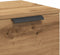 vidaXL - Dressoir - 60x30x70 - cm - bewerkt - hout - artisan - eikenkleurig