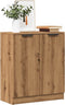 vidaXL - Dressoir - 60x30x70 - cm - bewerkt - hout - artisanaal - eikenkleurig