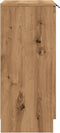 vidaXL - Dressoir - 60x30x70 - cm - bewerkt - hout - artisanaal - eikenkleurig