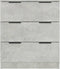 vidaXL - Dressoir - 60x30x70 - cm - bewerkt - hout - betongrijs