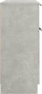 vidaXL - Dressoir - 60x30x70 - cm - bewerkt - hout - betongrijs
