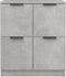 vidaXL - Dressoir - 60x30x70 - cm - bewerkt - hout - betongrijs