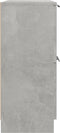 vidaXL - Dressoir - 60x30x70 - cm - bewerkt - hout - betongrijs
