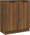 vidaXL - Dressoir - 60x30x70 - cm - bewerkt - hout - bruin - eikenkleur
