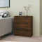 vidaXL - Dressoir - 60x30x70 - cm - bewerkt - hout - bruin - eikenkleur