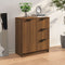 vidaXL - Dressoir - 60x30x70 - cm - bewerkt - hout - bruin - eikenkleur