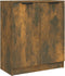 vidaXL - Dressoir - 60x30x70 - cm - bewerkt - hout - gerookt - eikenkleurig