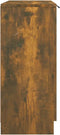 vidaXL - Dressoir - 60x30x70 - cm - bewerkt - hout - gerookt - eikenkleurig